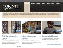 Tablet Screenshot of corinth.net